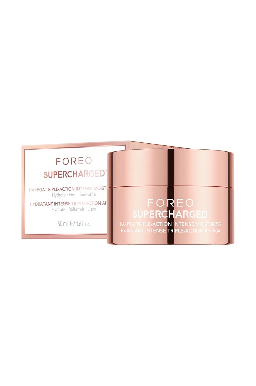 Intenzivní hydratační noční krém FOREO SUPERCHARGED™ HA+PGA Triple Action Intense Moisturizer 50 ml