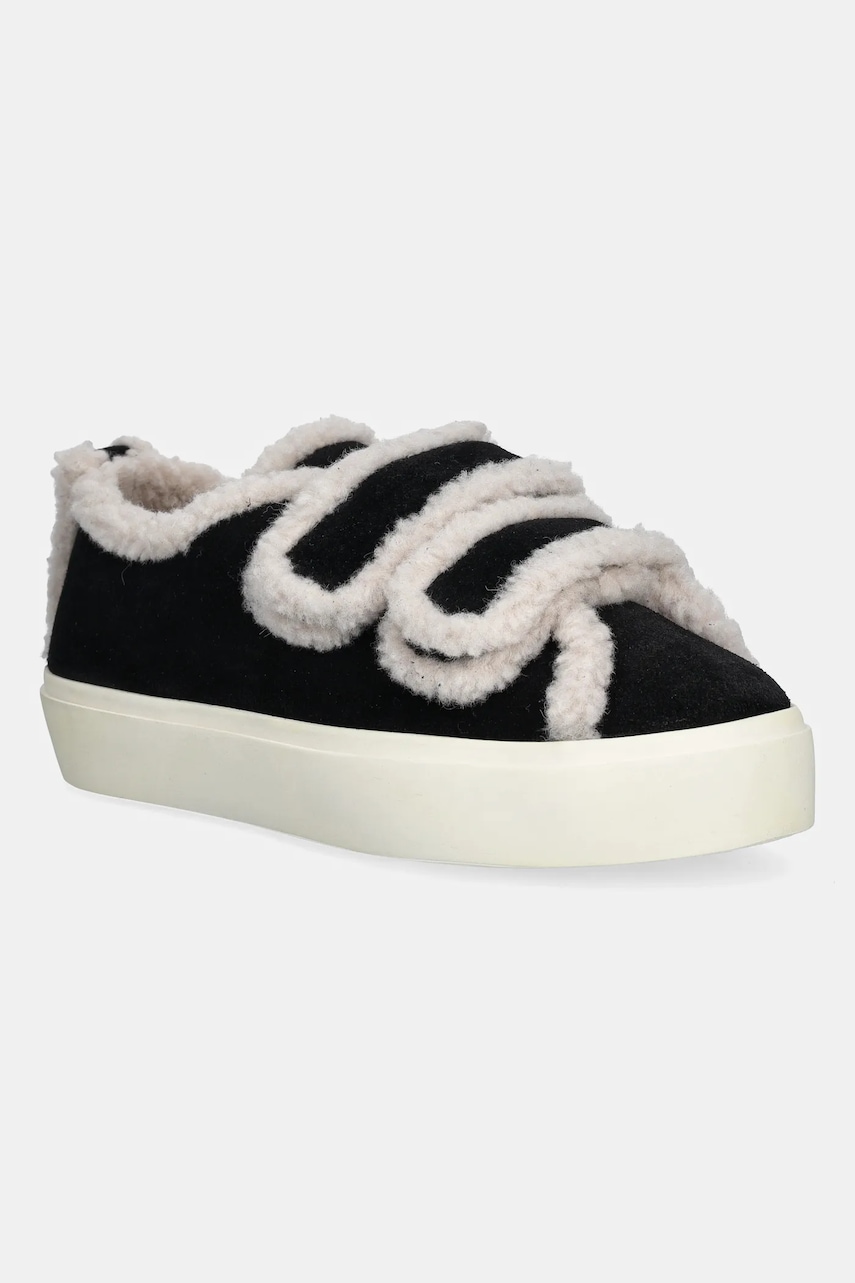 Inuikii  Semišové tenisky  Shearling Low Velcro