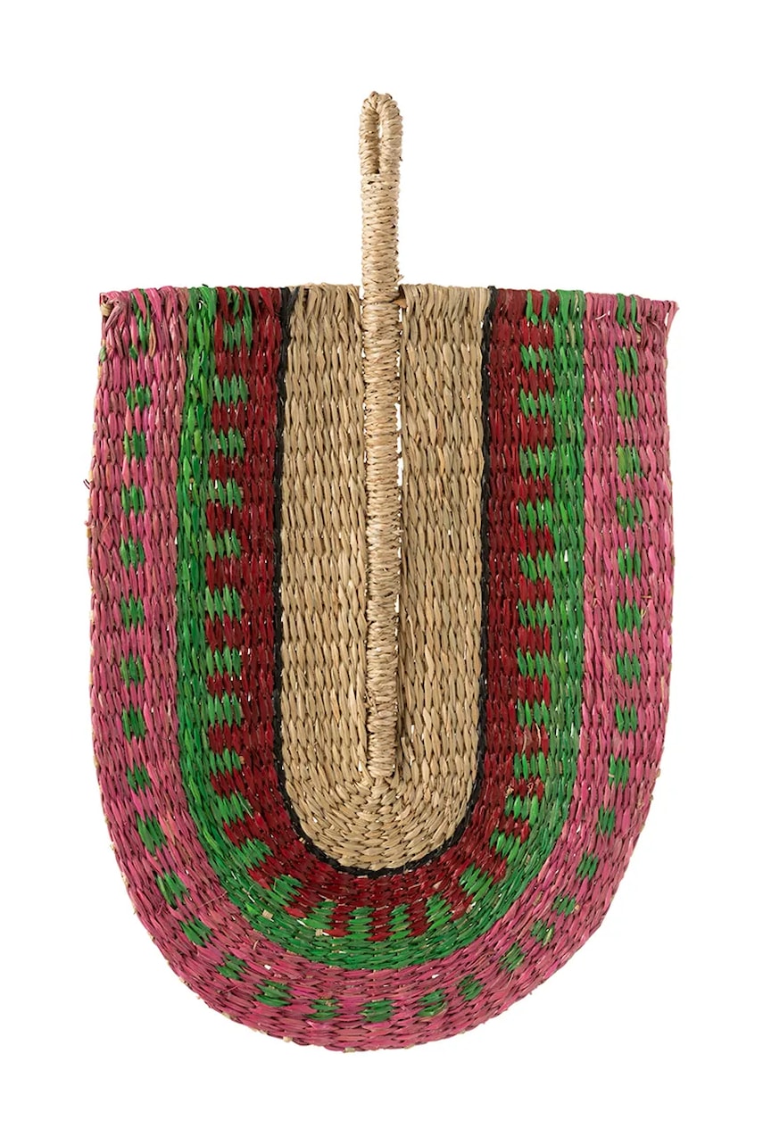 J-Line  dekorace z mořské trávy 48 x 30 x 2 cm