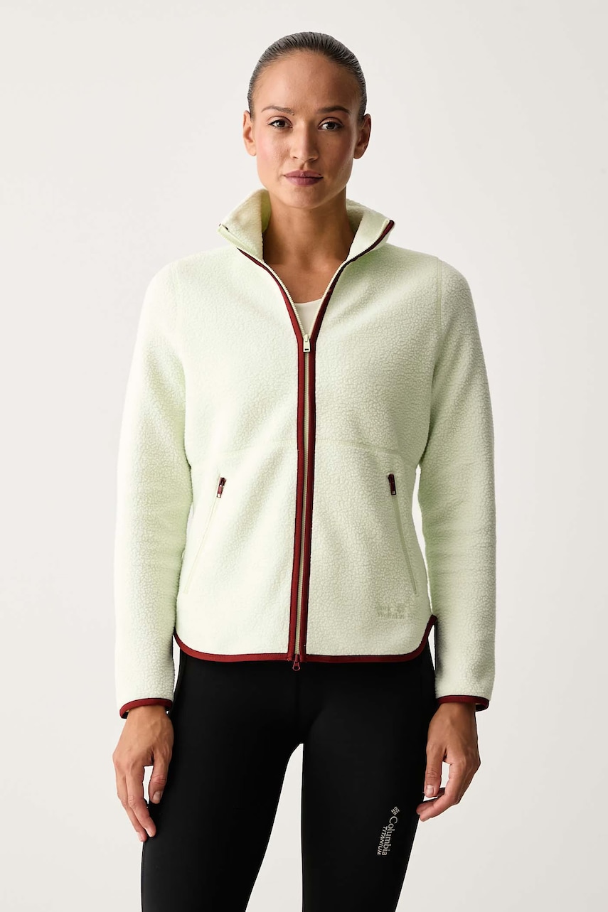 Jack Wolfskin  rozepínací mikina dámská fleecová Lite Curl