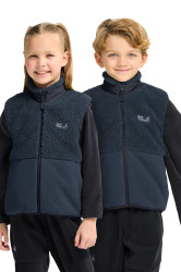 Jack Wolfskin  vesta dětská fleecová ICE CURL