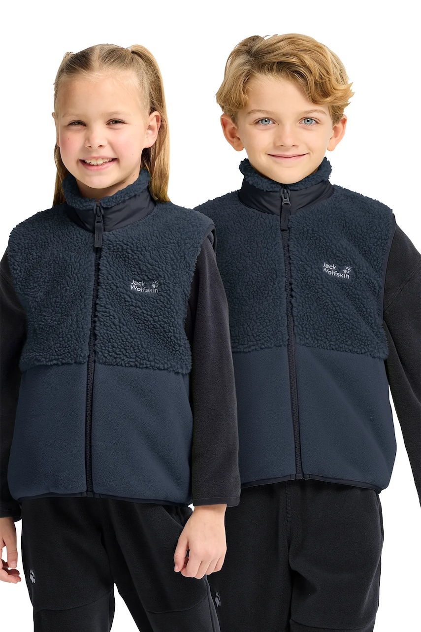 Jack Wolfskin  vesta dětská fleecová ICE CURL
