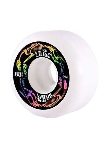 Jart kolečka Skeletons 55 mm White | Bílá | Velikost skate 55 mm