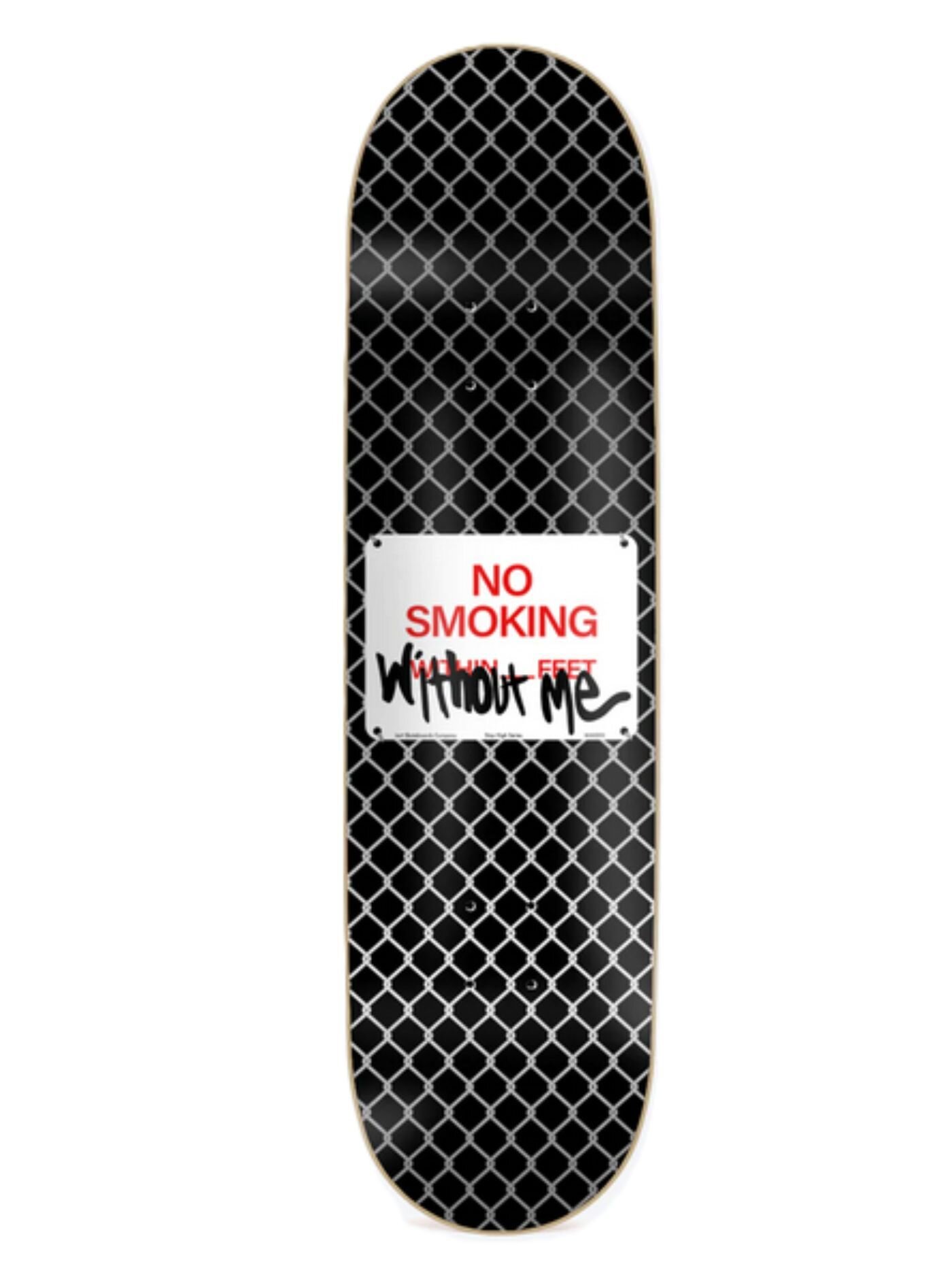 Jart skateboardová deska Stay High No Smoking 8,125" | Černá | Velikost skate 8,125"