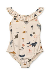 Jednodílné dětské plavky Liewood Kallie Printed Swimsuit