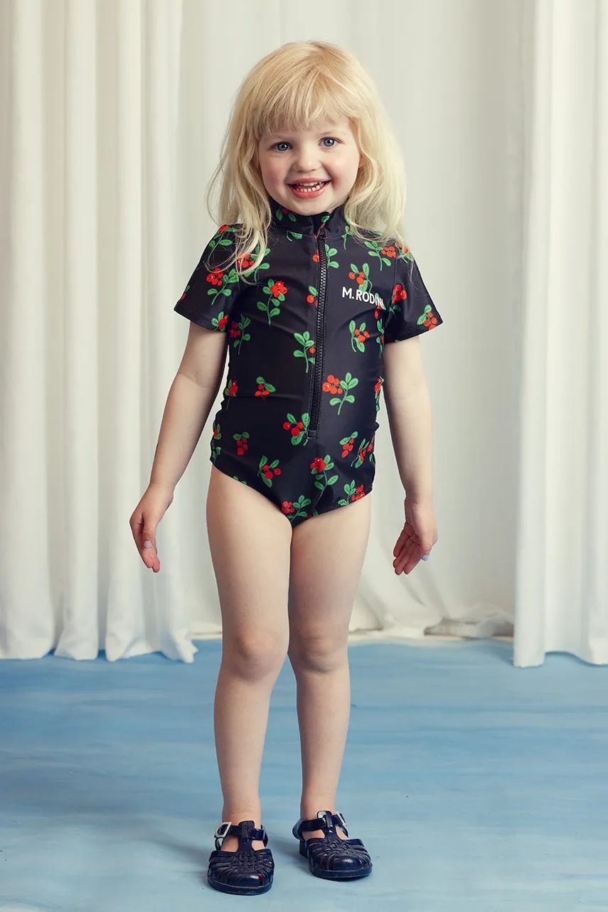 Jednodílné dětské plavky Mini Rodini Lingonberries