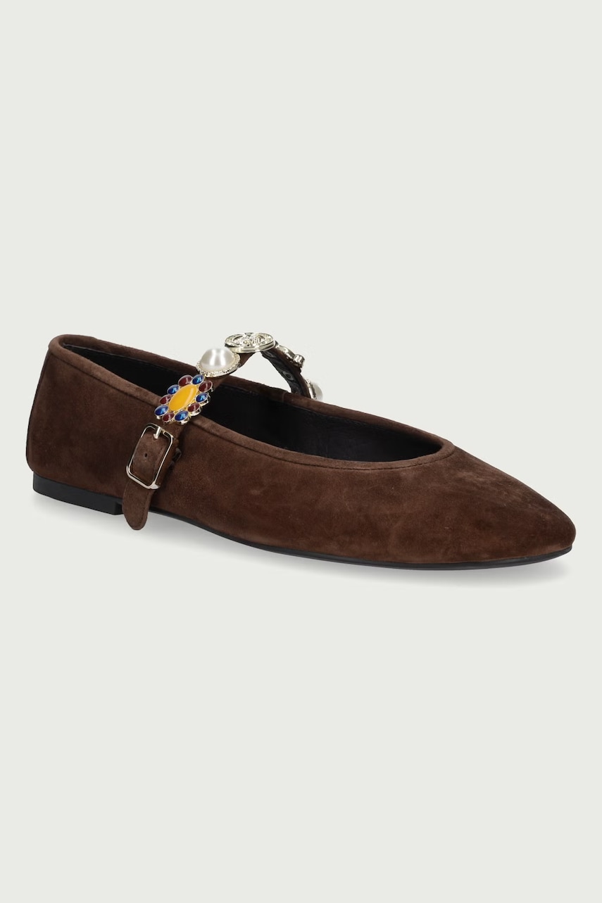 Jeffrey Campbell  baleríny nubukové Amarissa