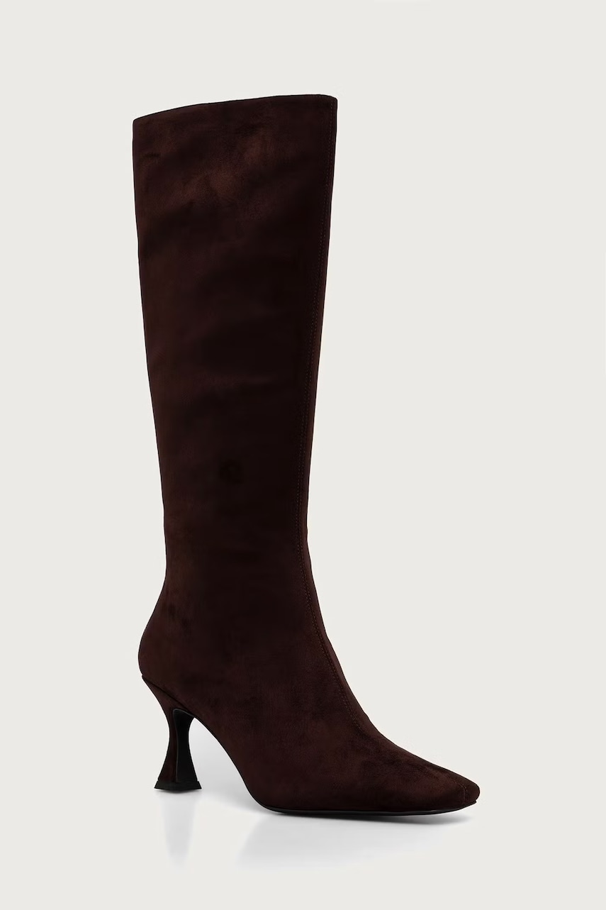 Jeffrey Campbell  kozačky nad kolena na jehlovém podpatku dámské Check-Mate