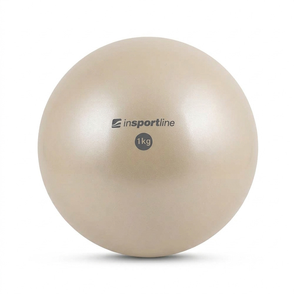 Jóga míč inSPORTline Yoga Ball 1 kg béžová