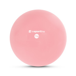 Jóga míč inSPORTline Yoga Ball 1 kg růžová