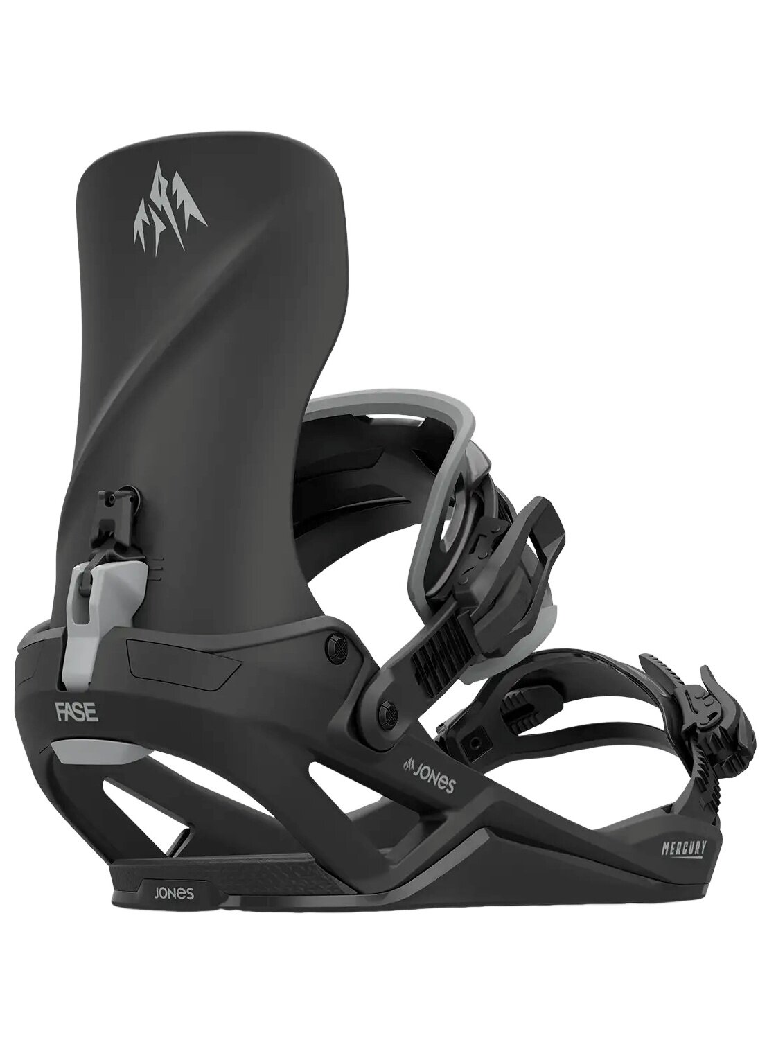 Jones snowboardové vázání Mercury Fase Eclipse Black | Černá | Velikost L