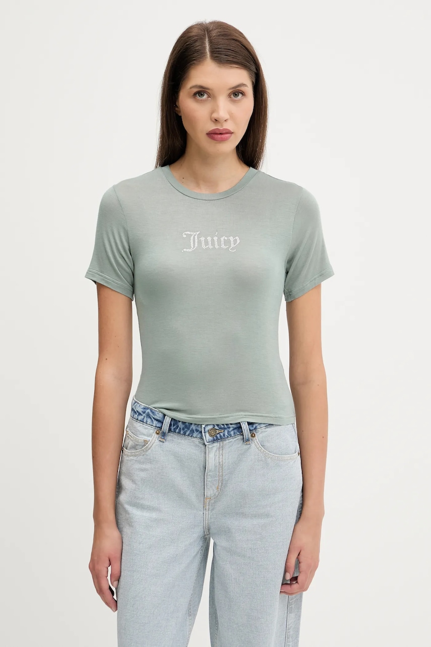 Juicy Couture  Tričko  SHEER FITTED TEE