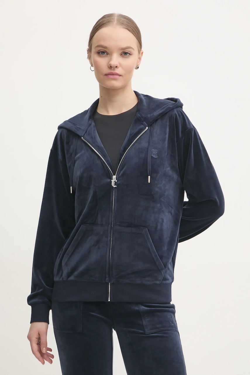 Juicy Couture  Velurová mikina  HALAN OVERSIZED HOODIE