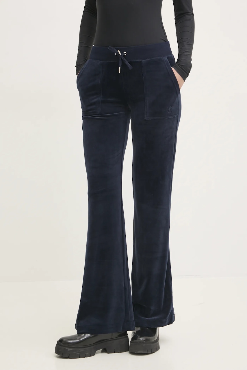 Juicy Couture  Velurové teplákové kalhoty  LAYLA POCKET LR
