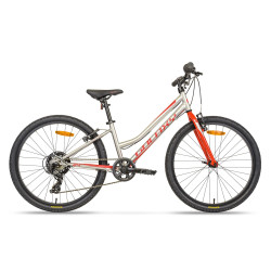 Juniorské dívčí kolo Galaxy Ruby 24" 9.0 12" (138-148 cm) stříbrná