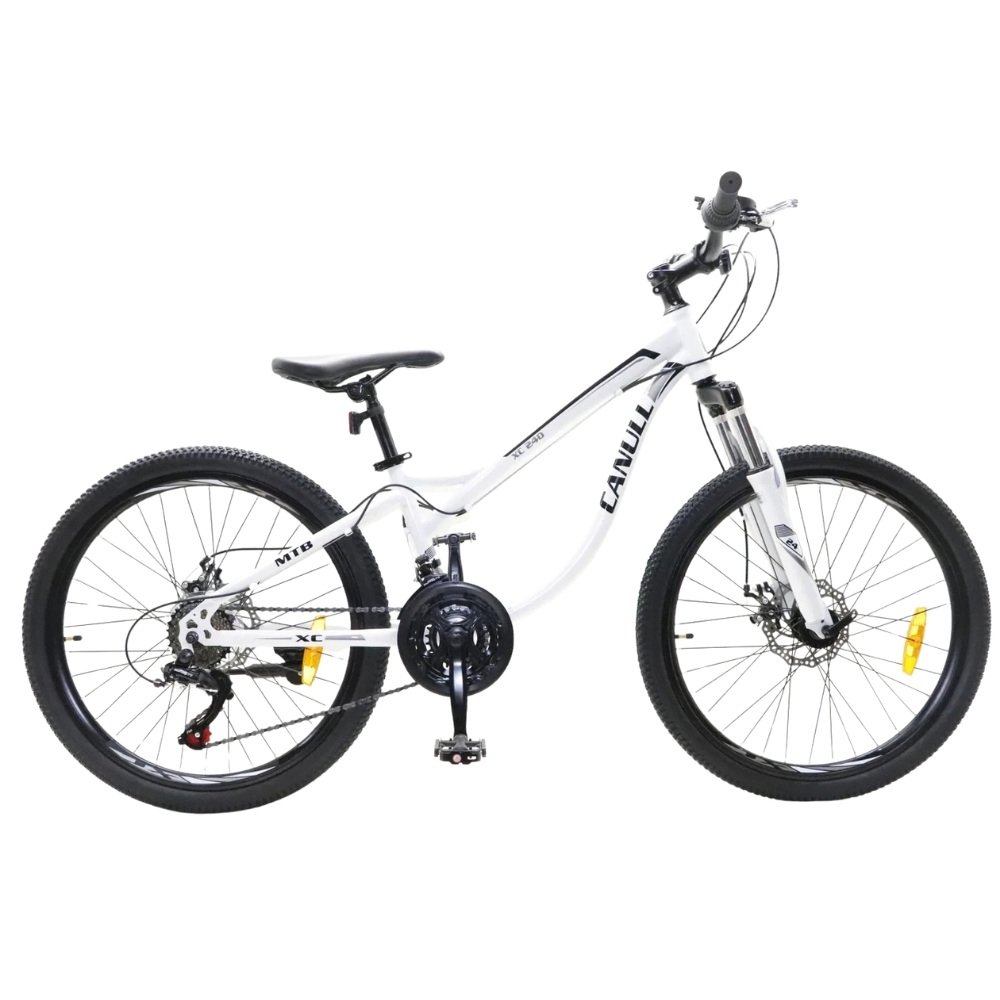 Juniorské kolo Canull XC 240 24" - model 2026 S (137-152 cm)  bílo-černá