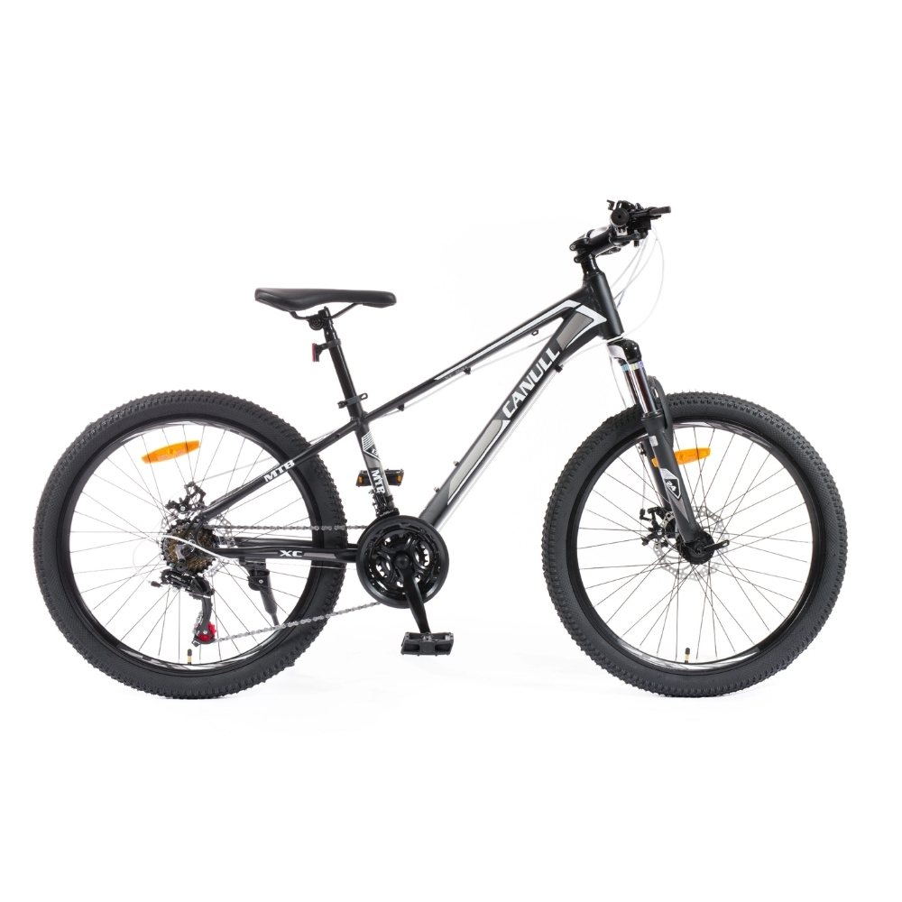 Juniorské kolo Canull XC 241 24" - model 2026 • 137-152 cm S (137-152 cm)  černá/bílá