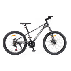 Juniorské kolo Canull XC 241 24" - model 2026 • 137-152 cm S (137-152 cm)  černá/bílá