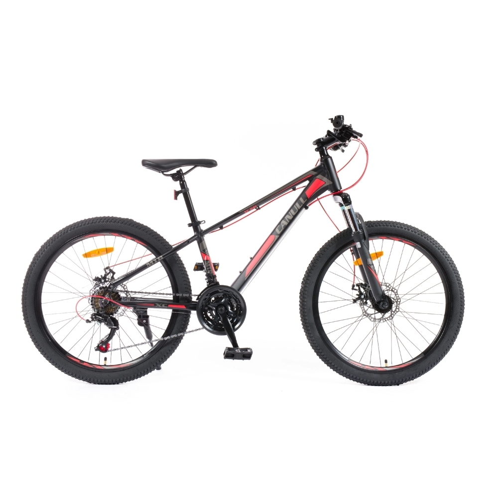 Juniorské kolo Canull XC 241 24" - model 2026 • 137-152 cm S (137-152 cm)  černá/červená