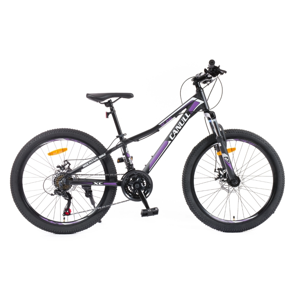 Juniorské kolo Canull XC 241 24" - model 2026 • 137-152 cm S (137-152 cm)  černá/fialová
