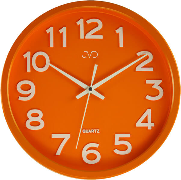 JVD Nástěnné hodiny HX2413 Orange