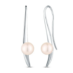 JwL Luxury Pearls Elegantní stříbrné náušnice s perlami JL0857