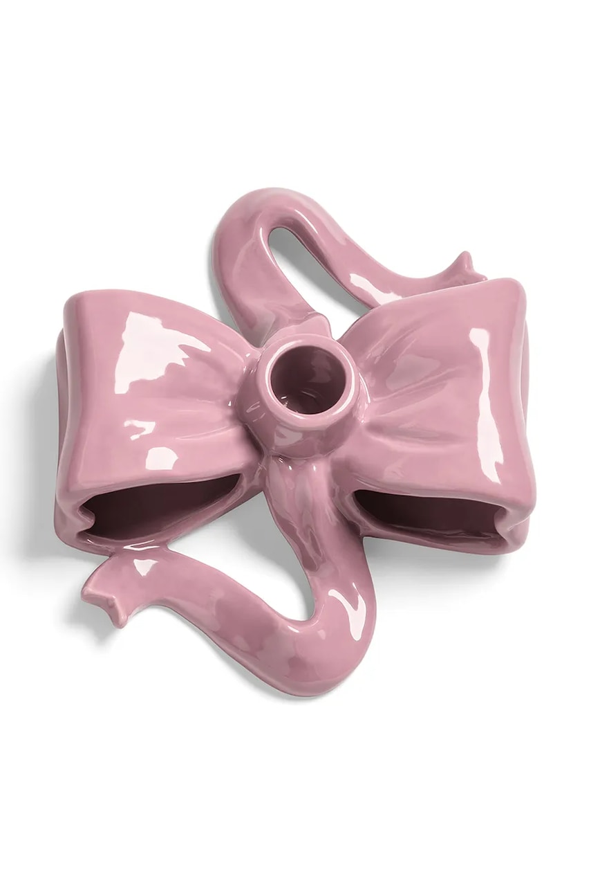 &k amsterdam  Dekorativní svícen  ribbon pink