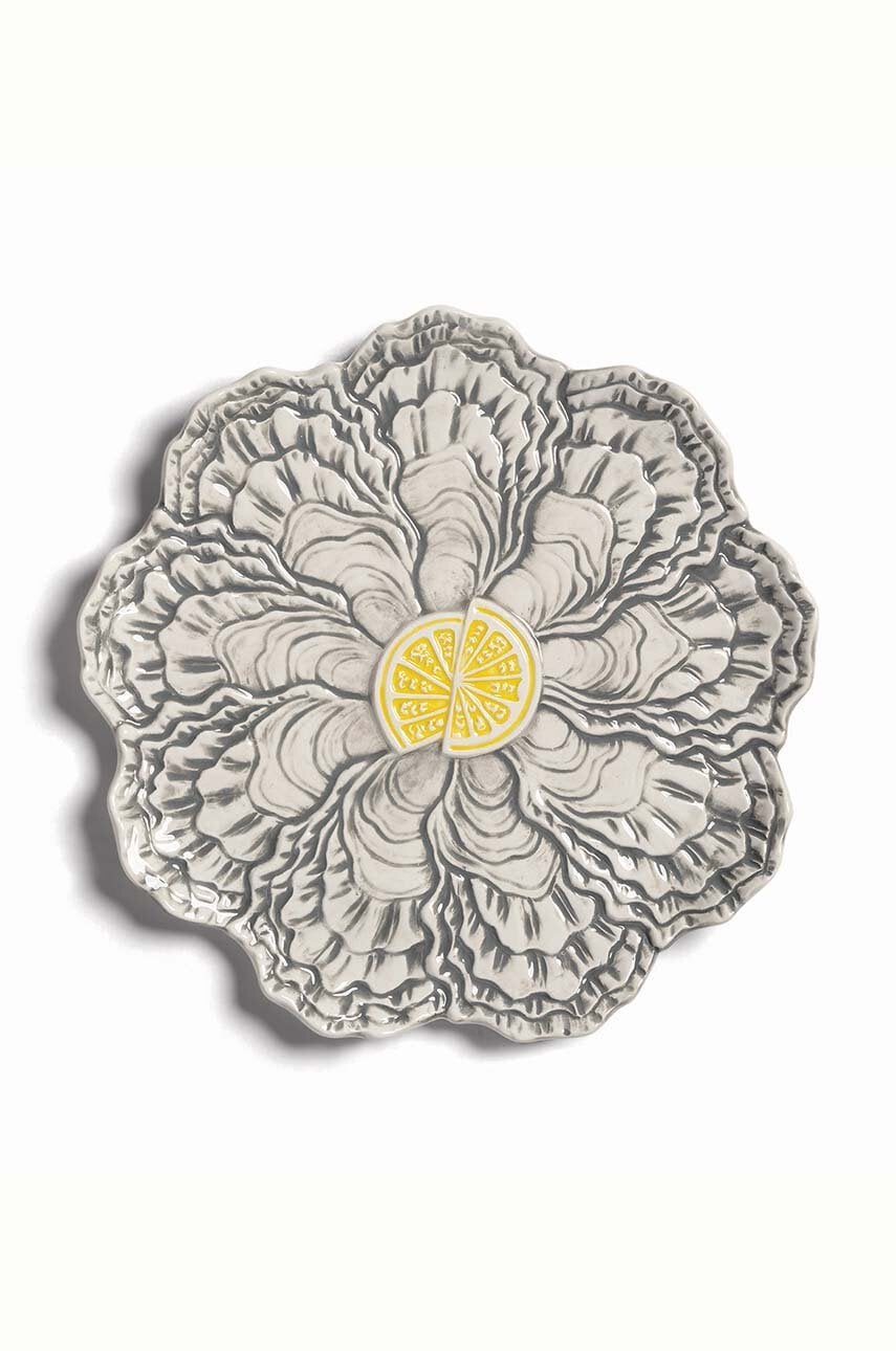 &k amsterdam  Dezertní talíř  Plate Oyster 23 cm