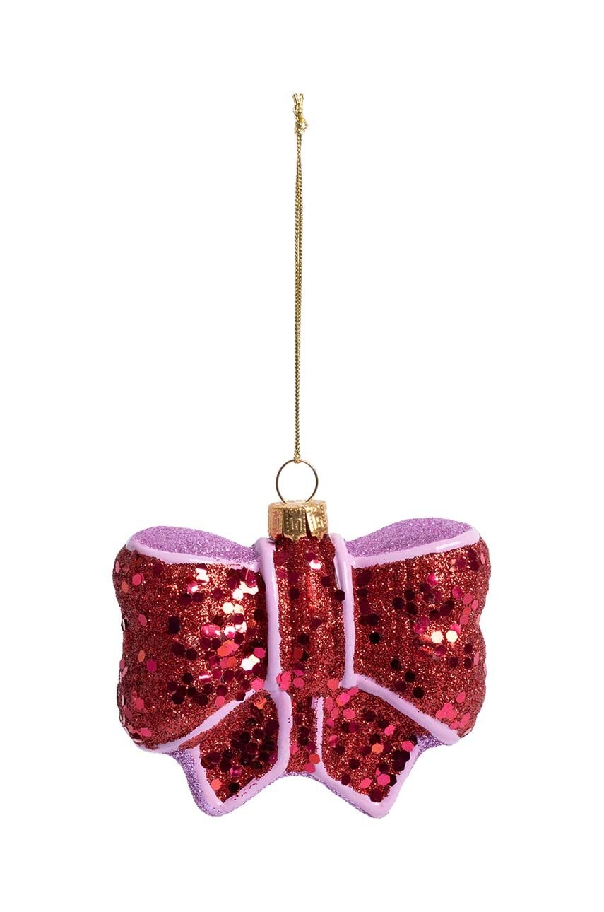 &k amsterdam  Ozdoba na vánoční stromeček  Ornament Ribbon Red