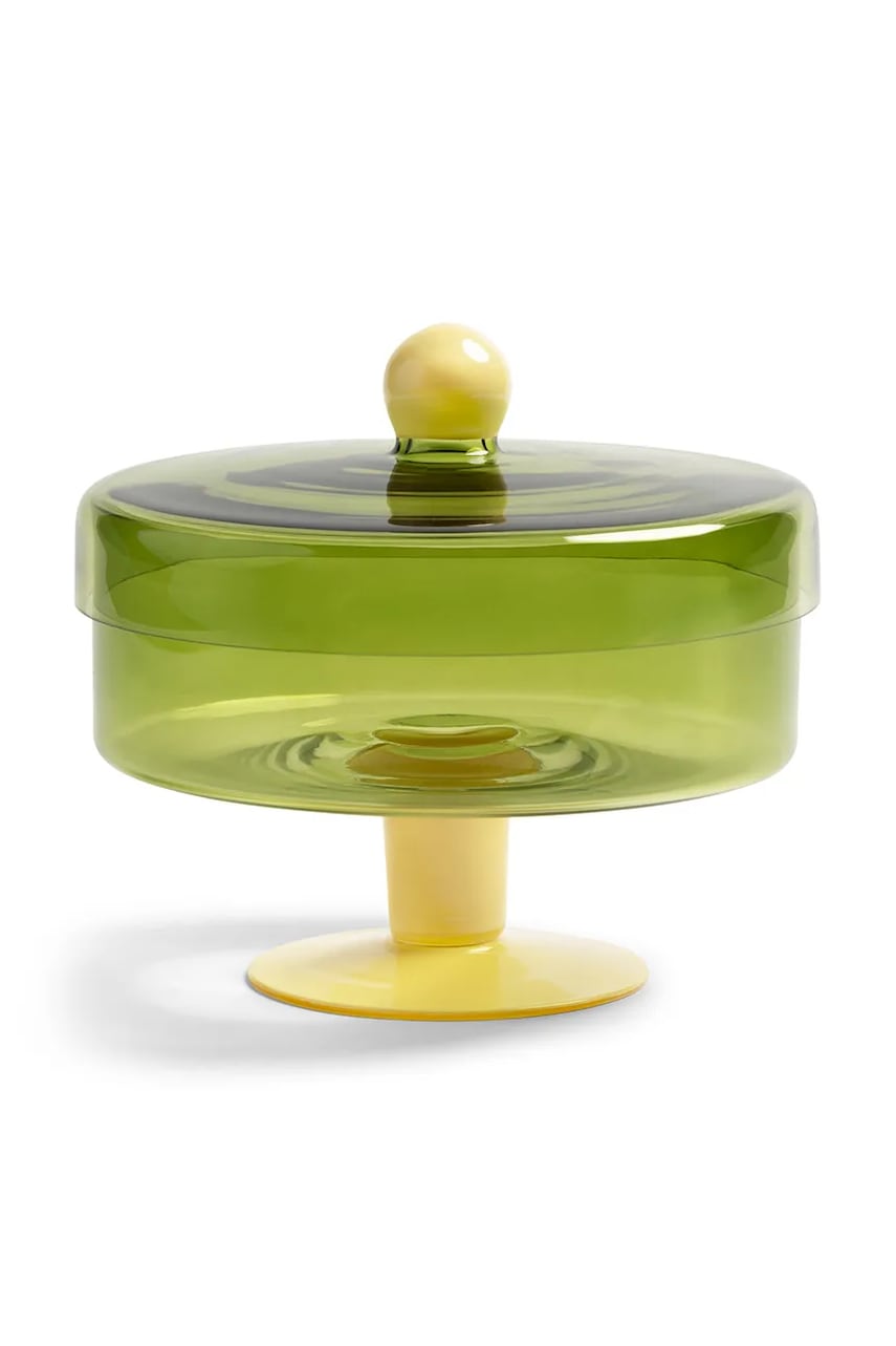 &k amsterdam  Podnos s víkem  duo green 1,65 L