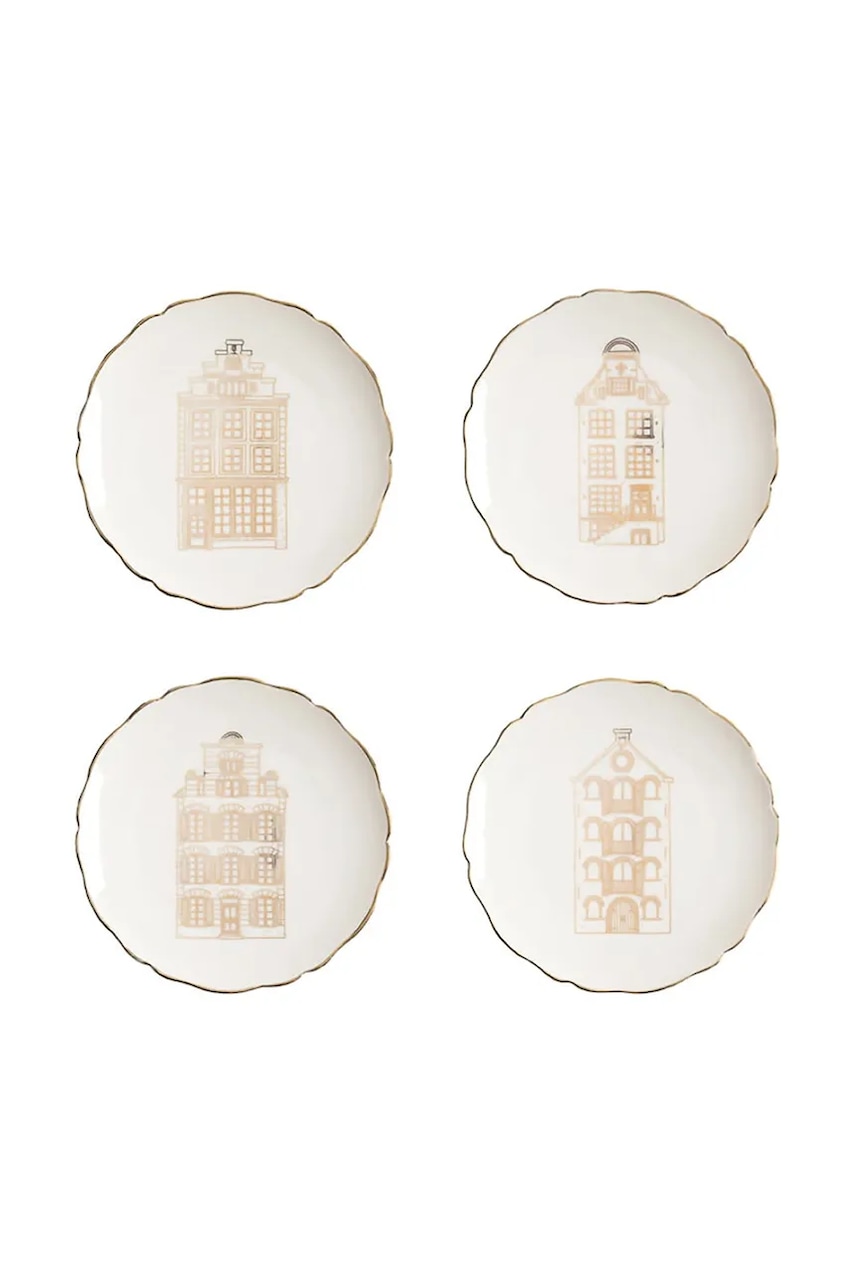 &k amsterdam  Sada dezertních talířů  Canal House 4-pack