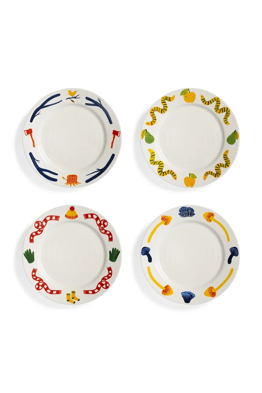 &k amsterdam  Sada dezertních talířů  haines 22 cm 4-pack