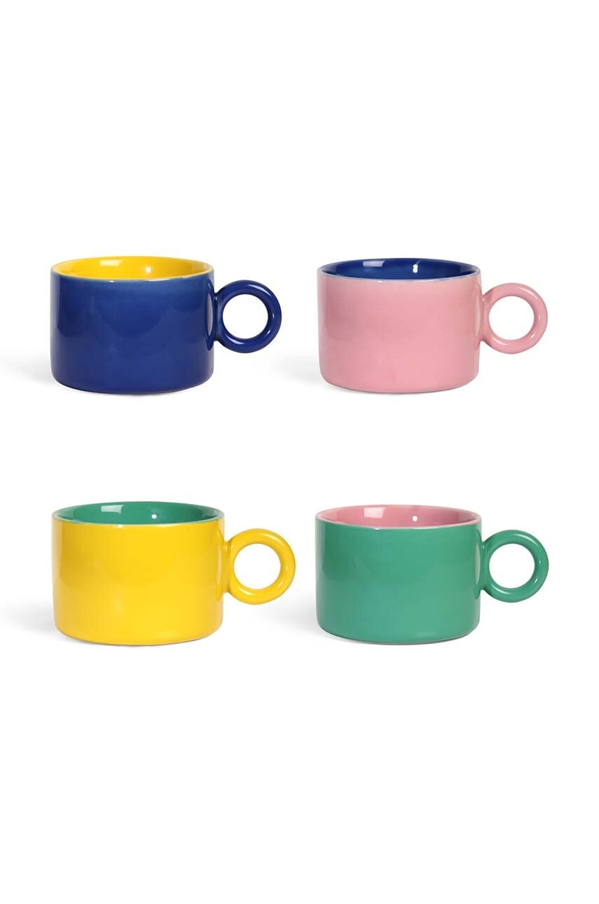 &k amsterdam  Sada hrnků  Mug Chiquito 200 ml 4-pack
