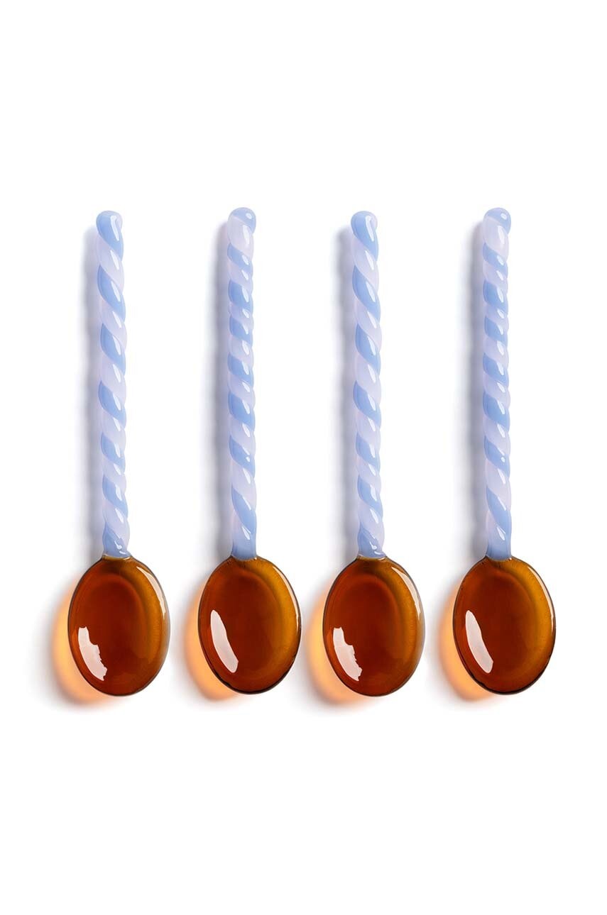 &k amsterdam  Sada lžiček  Spoon Duet Amber 4-pack
