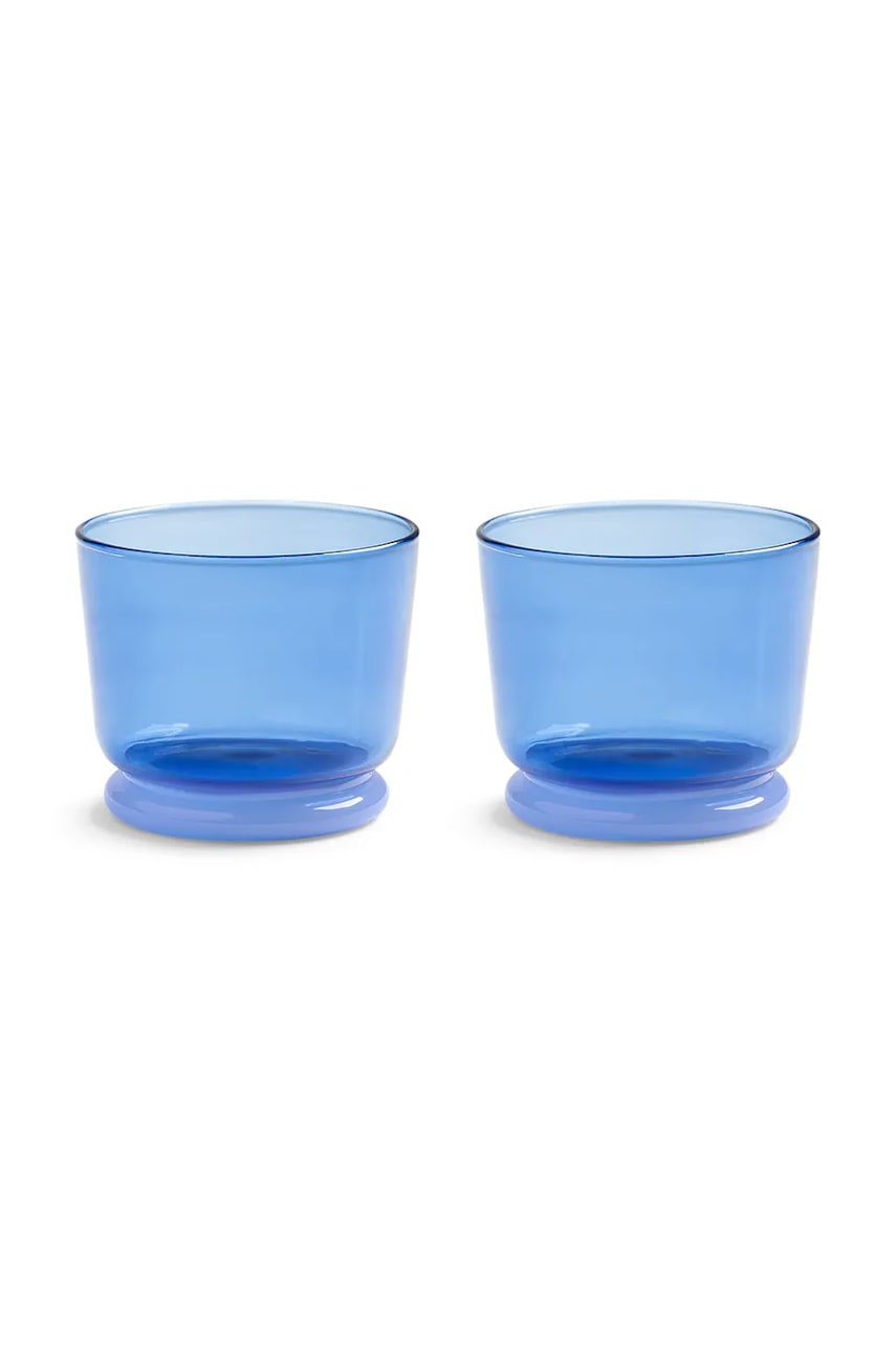 &k amsterdam  Sada skleniček  dew blue 200 ml 2-pack