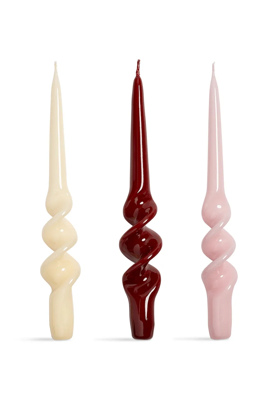 &k amsterdam  Sada svíček  alpha reds set 3-pack