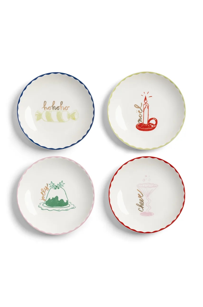 &k amsterdam  Sada talířů  bliss small 4-pack