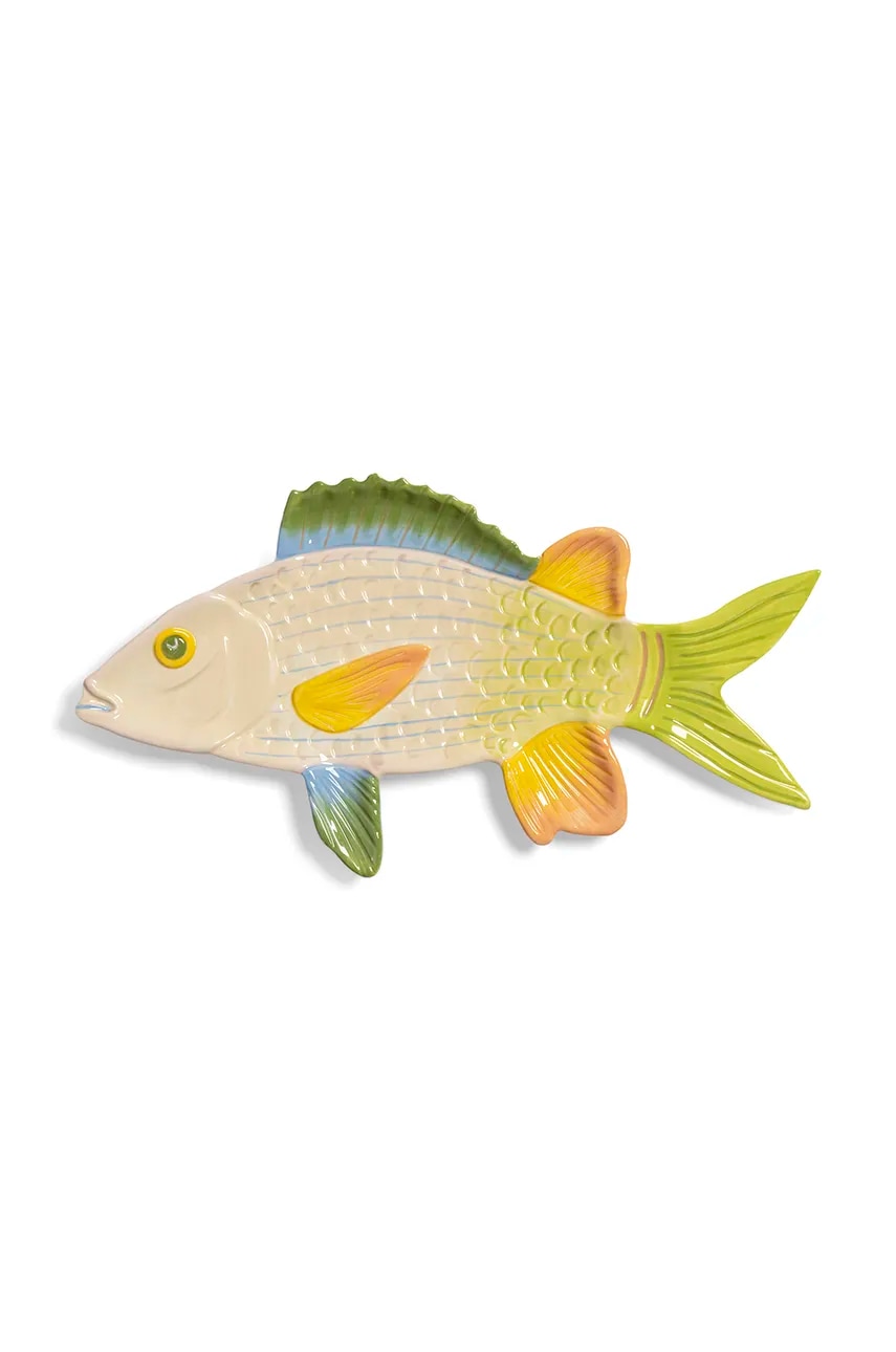 &k amsterdam  Servírovací talíř  fish trigger