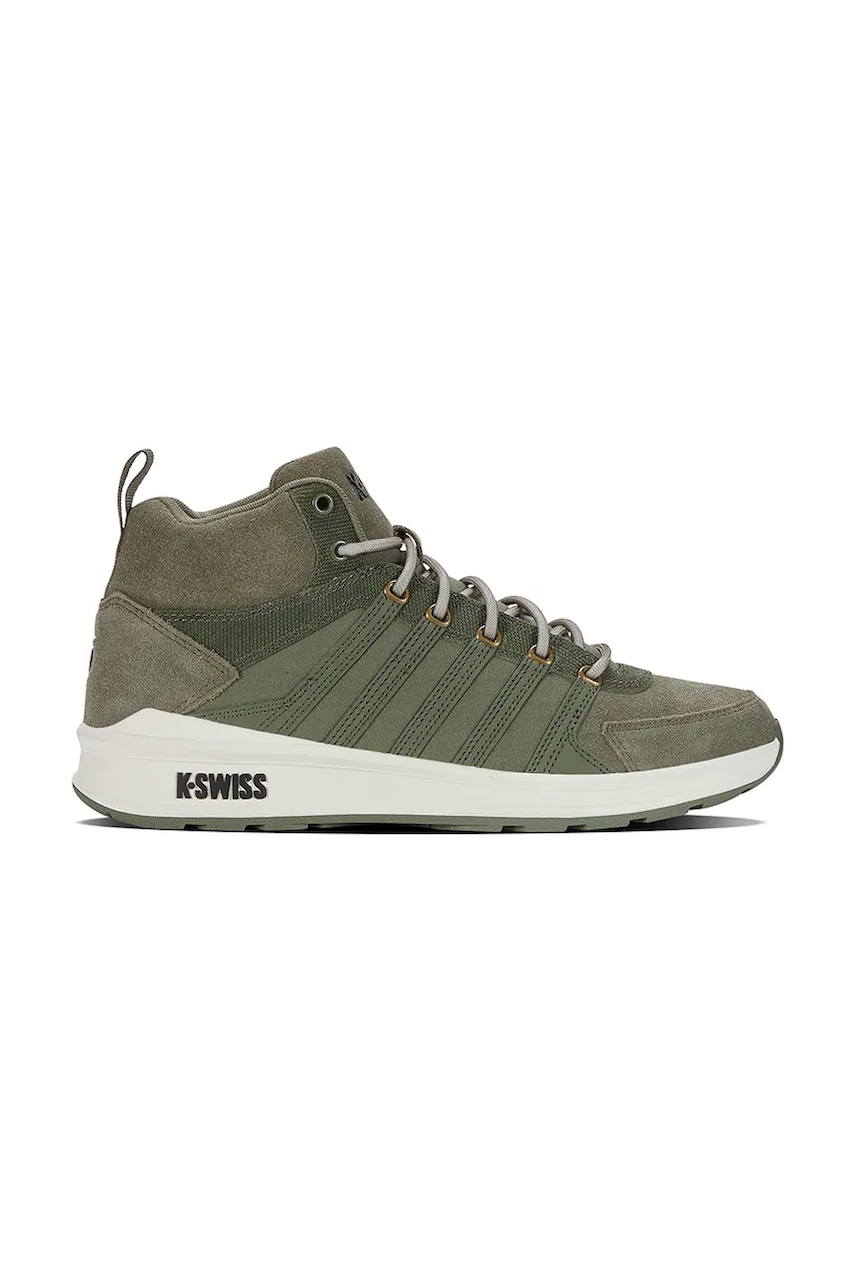 K-Swiss  Kožené sneakers boty  VISTA TRAINER MID WNT
