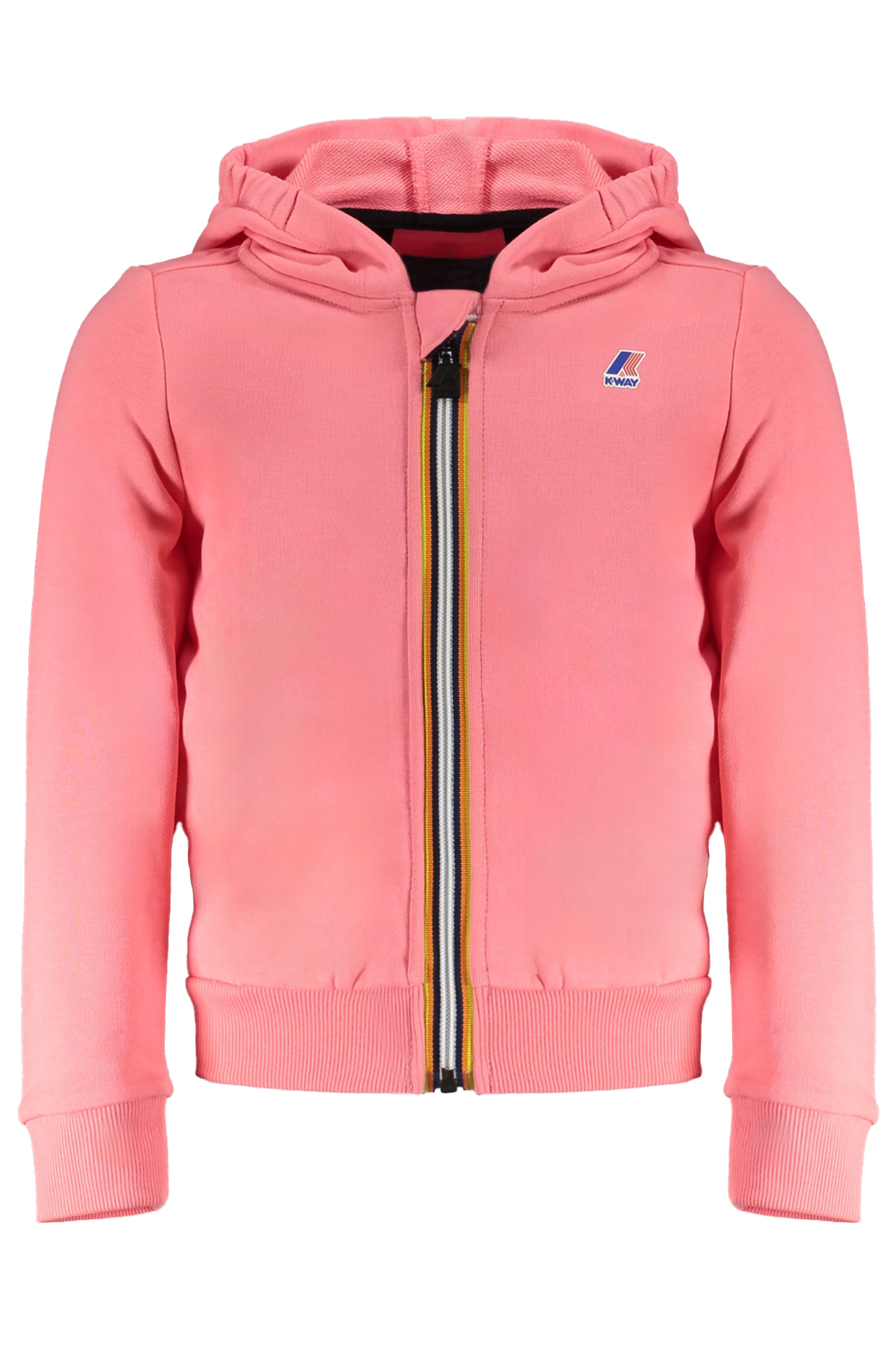 K-WAY růžová mikina na zip pro dívky