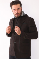 K7533 DEWBERRY MEN'S COAT-BROWN