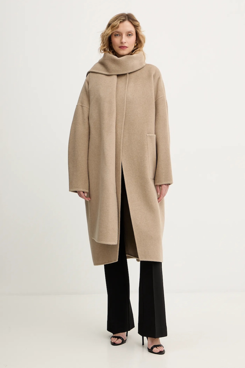 Kabát s příměsí vlny BOSS Chalet