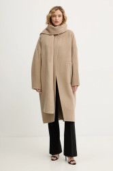 Kabát s příměsí vlny BOSS Chalet