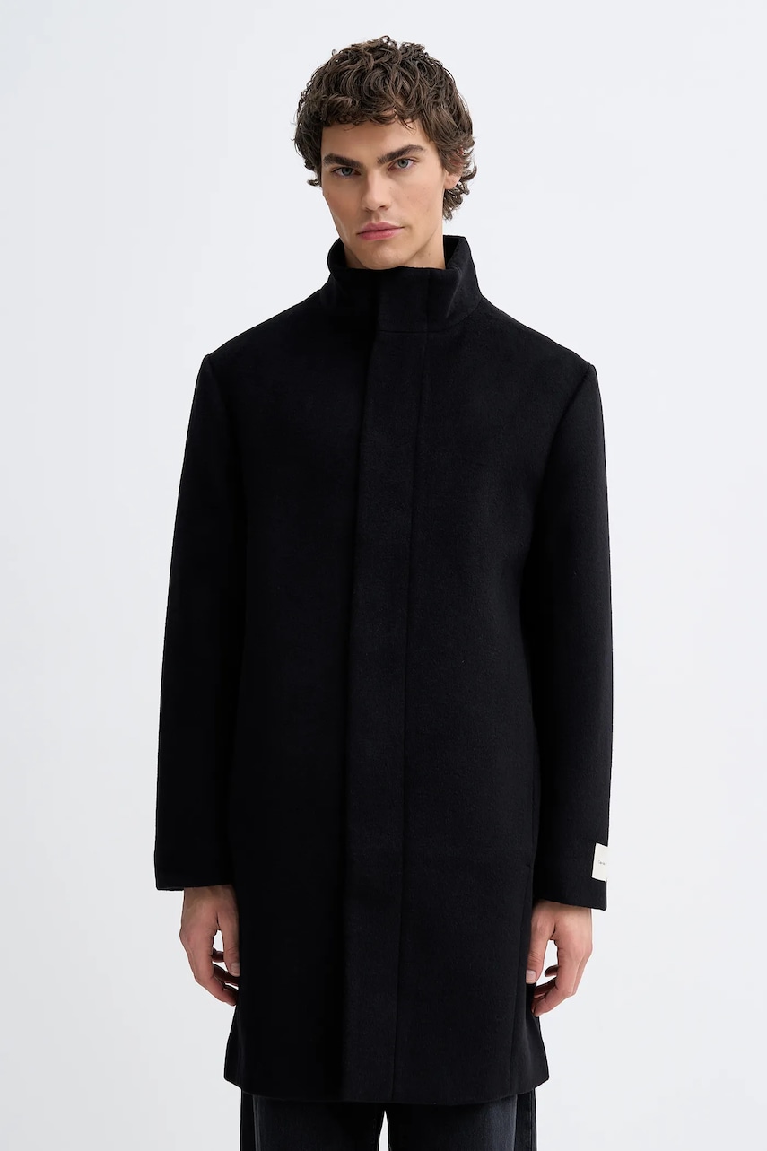 Kabát s příměsí vlny Calvin Klein