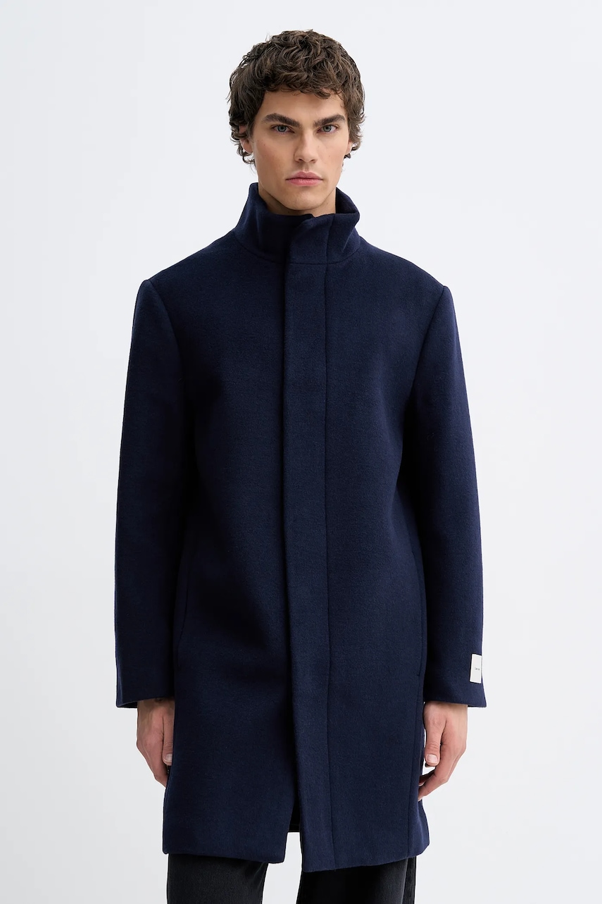 Kabát s příměsí vlny Calvin Klein