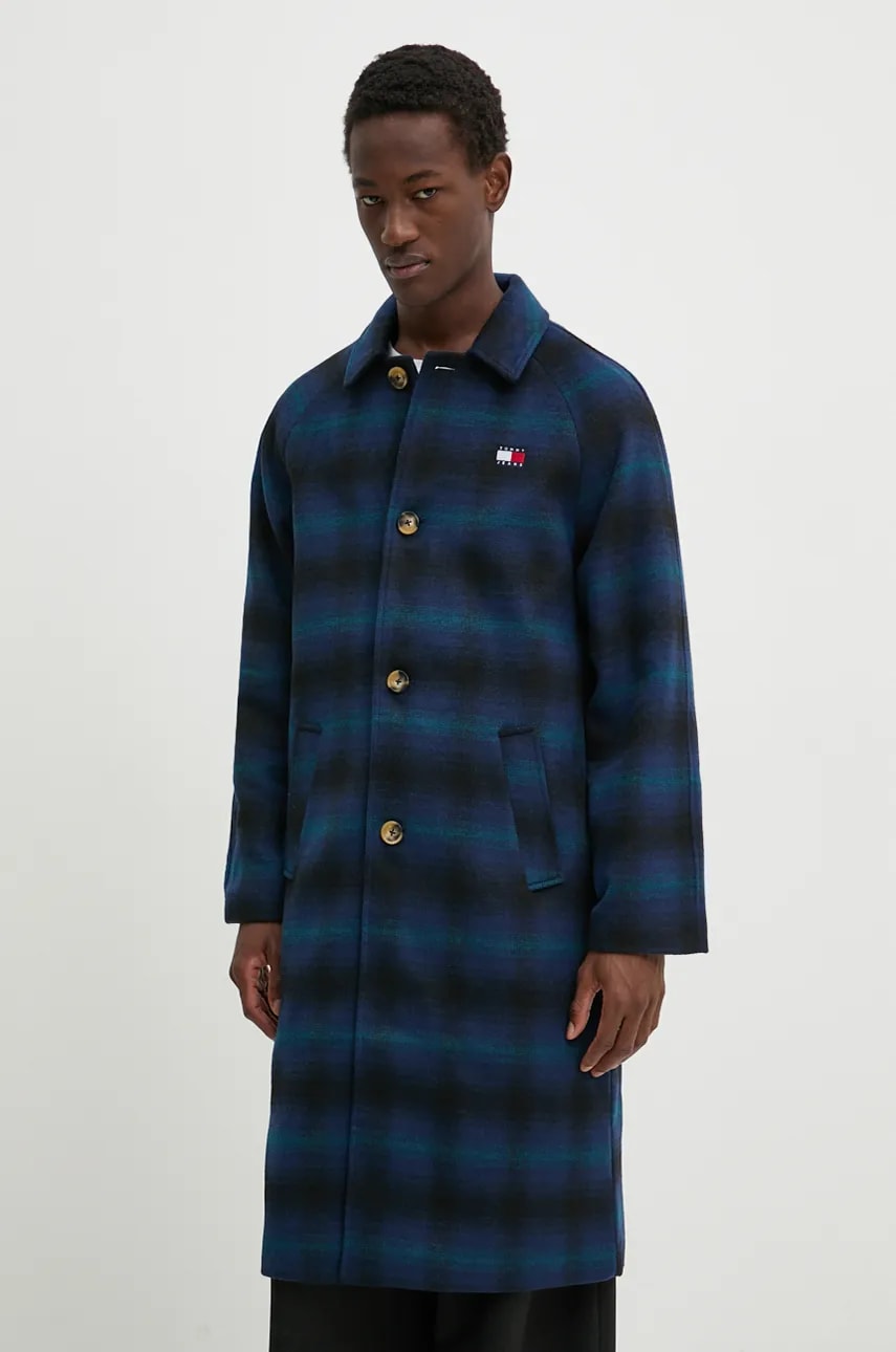 Kabát s příměsí vlny Tommy Jeans