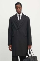 Kabát s příměsí vlny Versace Jeans Couture