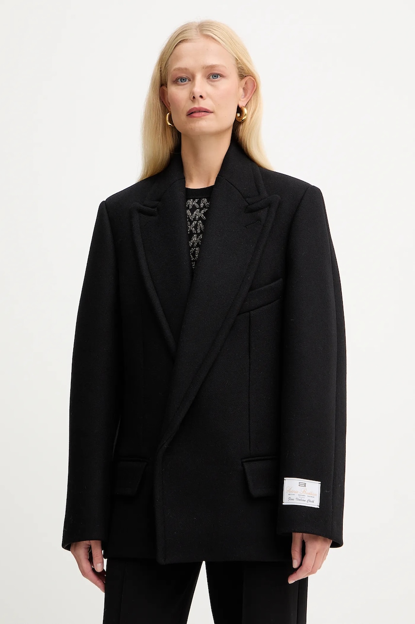 Kabát s příměsí vlny Victoria Beckham