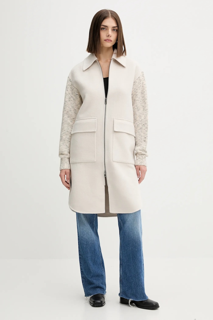 Kabát s vlnou Desigual JINU