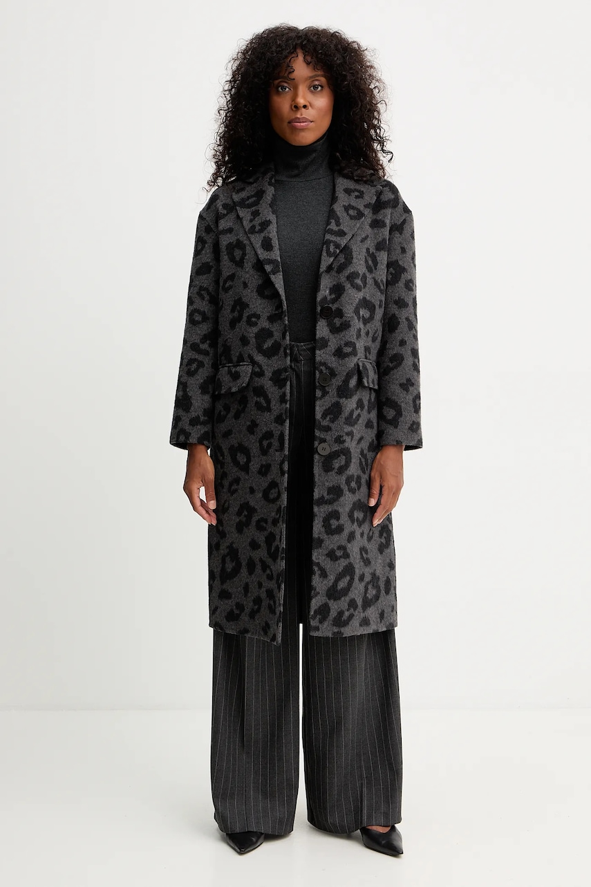 Kabát s vlnou Silvian Heach JUAN